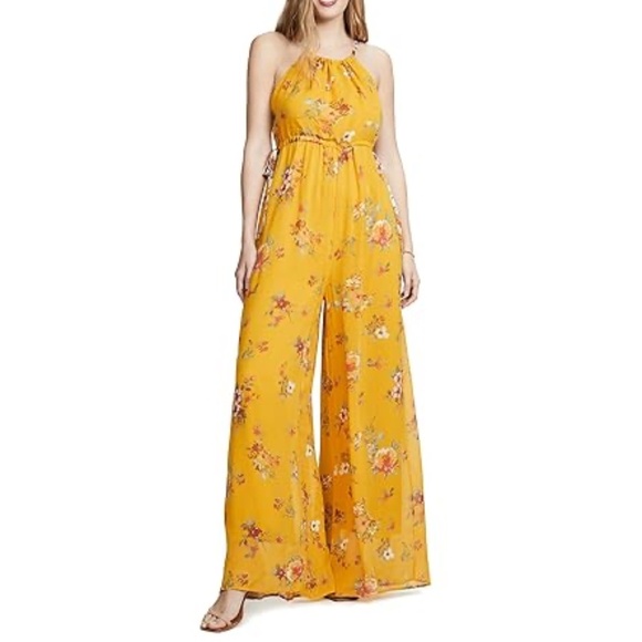 Free People Georgia floral jumpsuit size medium BOHO CHIC | FAIRY CORE - Picture 1 of 10